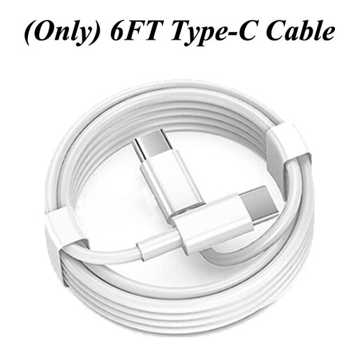 For iPhone 16 15 Pro Max Fast Charger 65W Double PD USB C Adapter Type C Cable - Picture 14 of 16