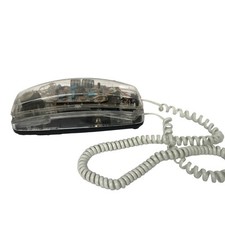 Lenoxx Sound PH-1400 Telephone Clear Transparent TESTED  WORKS Phone