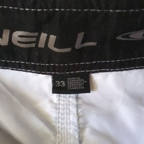 O'Neill Board Shorts Quarters Flip Cup Beer Pong Flag Swim Trunks USA Men 33 - Picture 13 of 18