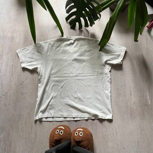 VINTAGE YSL T SSHIRT MENS XXL WHITE BIG LOGO Yves Saint Laurent 90s Y2K - Picture 2 of 6