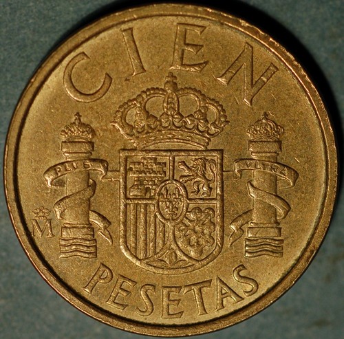 Spain 100 Pesetas 1984 KM# 826 - Picture 2 of 2