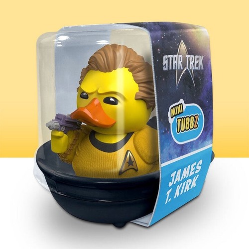 TUBBZ BAÑERA 1ª Edición MINI Star Trek, James T. Kirk FIGURA PATO jeep - Imagen 2 de 6
