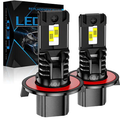 2-Sides H13 9008 LED Headlight Bulb for Ford F-150 2004-2014 High Low Beam 6500K