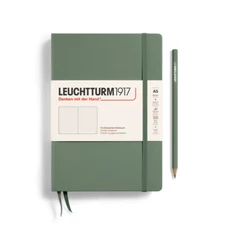 Leuchtturm 1917 Hardcover Dot Grid Notebook in Olive - A5 - NEW