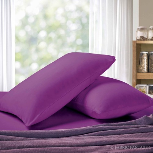 Pair of 1000TC Super Soft QUEEN Size Pillow cases / KING Size Pillowcases - Picture 9 of 21
