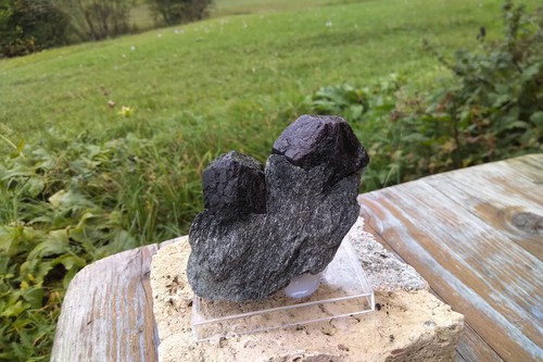 große Almandin Granat Kristalle in Biotit Glimmer Birtavarra Norwegen Rarität - Bild 6 von 9