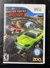 Monster Trucks Mayhem (Nintendo Wii) Complete w/ Manual CIB Tested