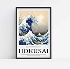 Hokusai Great Wave off Kanaga Stretched Canvas or Unframed Poster Print Wall Art