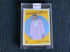 2021 TOPPS PROJECT 70 #402 FERNANDO TATIS JR BY OLDMANALAN *ENCASED ART*  PADRES