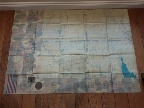 Very rare U.S.A.F Iraq / Syria Indestructible Evasion Chart 1st Edition 1990 - Picture 6 of 12