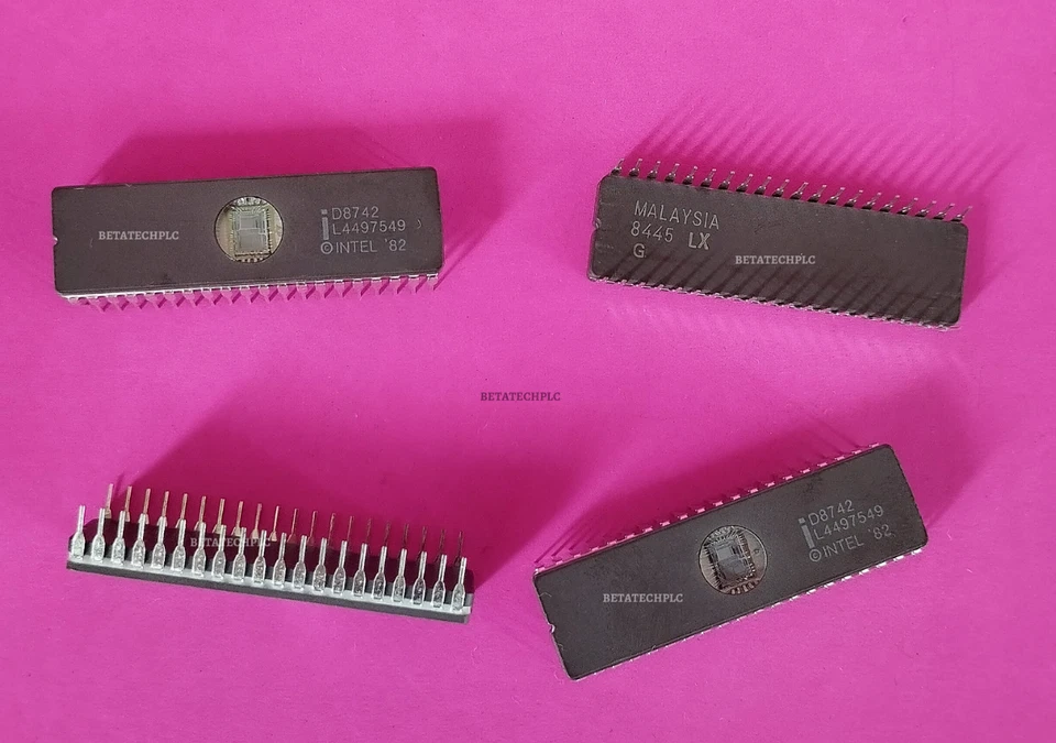 50 Pcs Lot - D8742 INTEL MICROCONTROLLER 8-BIT UVPROM 0.8MHz IC - Image 2 of 3