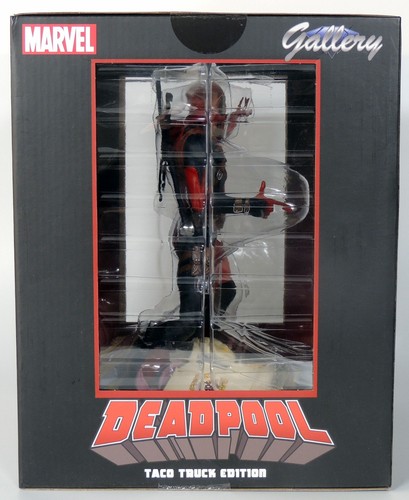 Deadpool Taco Truck Edition PVC Gallery Diorama Diamond Select Toys 2018 SEALED - Picture 2 of 7