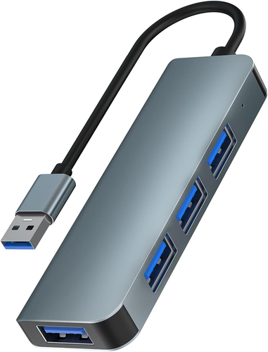 Hub USB 3.0, Splitter Dati Hub USB a 4 Porte, Adattatore USB Portatile Mini Espa - Foto 11 di 12