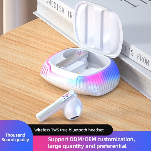 Headphones TWS Bluetooth Headset Earphones Charging Box Wireless Games Earbuds - Picture 4 of 16