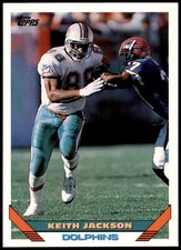 Keith Jackson #645 1993 Topps