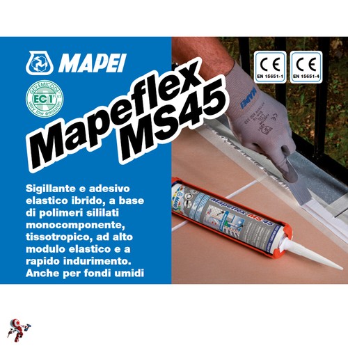 MAPEI MAPEFLEX MS 45 Bianco Sigillante ed adesivo ibrido elastico verniciabile - Bild 2 von 2