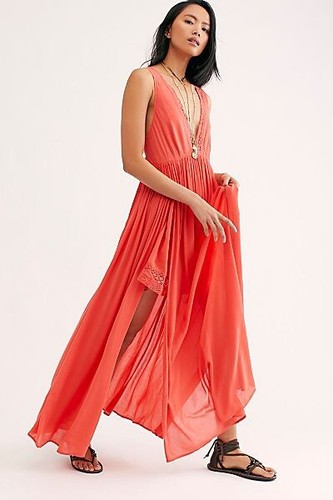 Free People Strong Statement Maxi Dress 