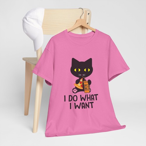 Camiseta Unisex Algodón Pesado de Cat Lover 'Lo que quiero' - Imagen 94 de 118