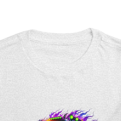 Vibrant Monster Truck Toddler Tee, Fun Kids Short Sleeve Shirt, Gift for Boys, - Picture 29 of 45