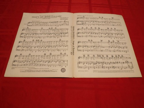 Lote de 4 Piezas Partituras de Bing Crosby Letras Swinging On Star Been Long Time Too - Imagen 7 de 15