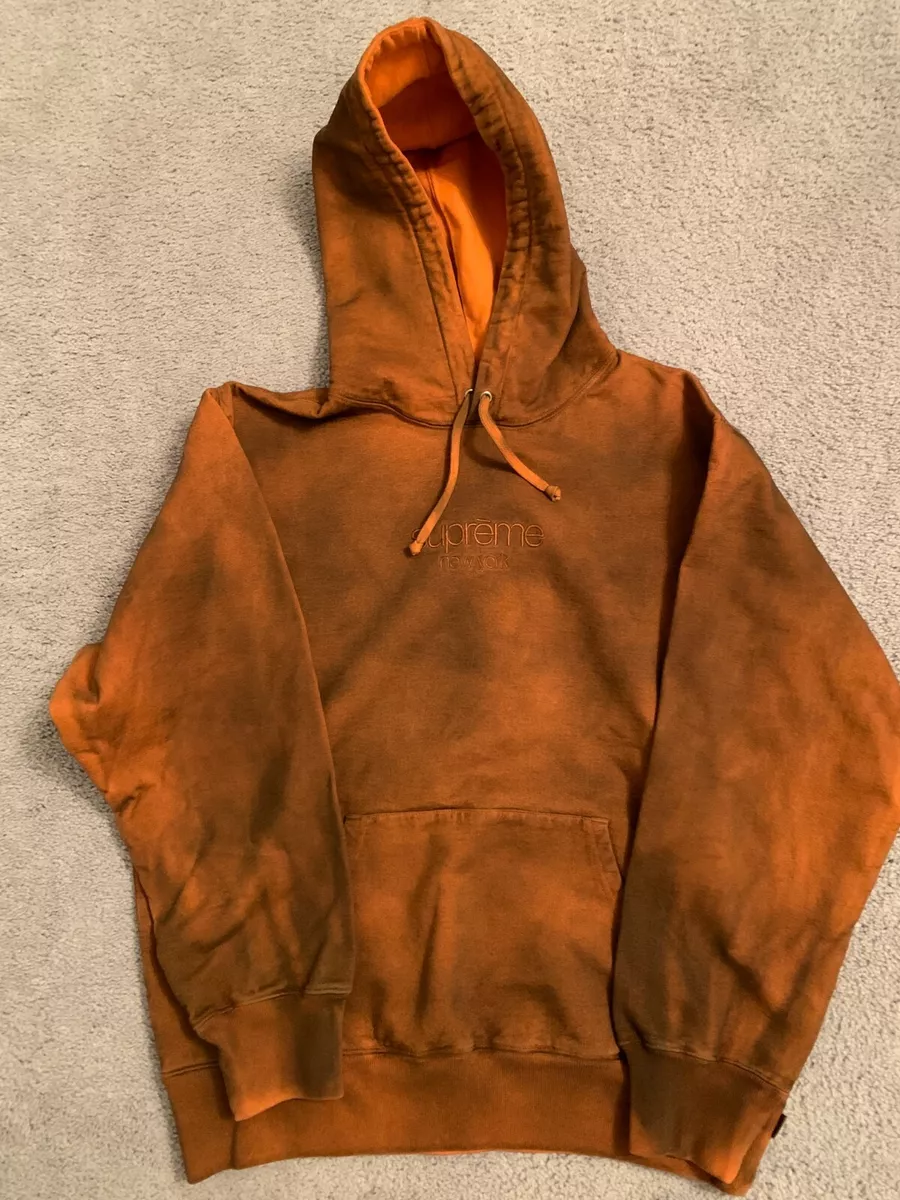Orange top supreme hoodie