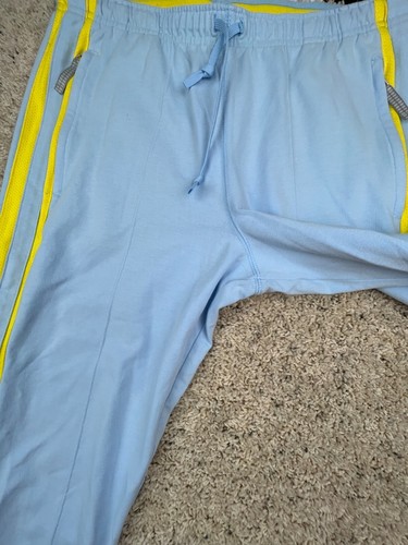Vintage Nike Tracksuit Youth Large, Medium Blue Yellow Jacket, Joggers w Logos - Picture 16 of 24