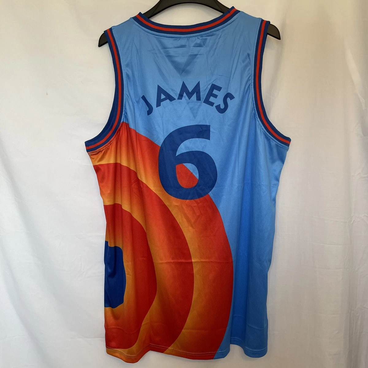 Lebron orange clearance jersey