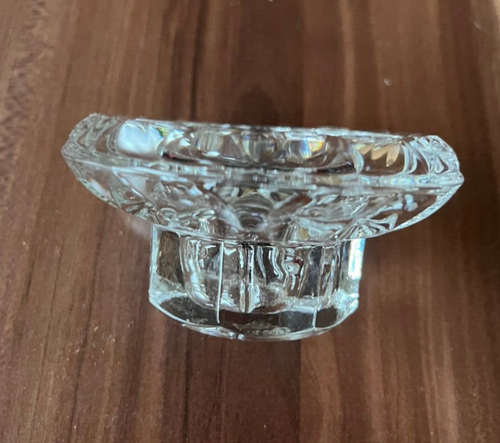 Kerzenhalter für Stabkerze oder Teelich Pressglas aus Nachlass - Bild 3 von 5