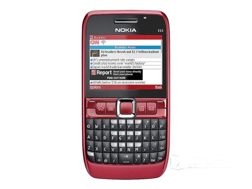 100% Genuine Nokia E63 QWERTY Keypad Wifi 3G Camera MP3 Unlocked Mobile Phone - 第 2/16 張圖片
