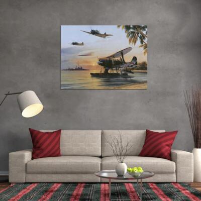 V0960 Japanese Aircraft World War 2 Military Painting Decor WALL