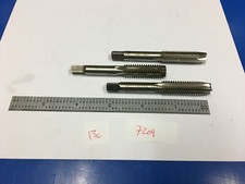 7/16-14 NC 3 & 4 Flute Taps, 3 Pc.