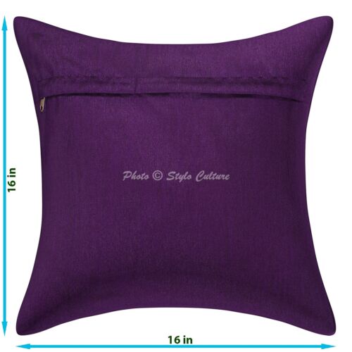 Cushion Cover Bohemian Traditional Yoga Home Decor Pillow Cover Case 16 x 16 in - Picture 3 of 6