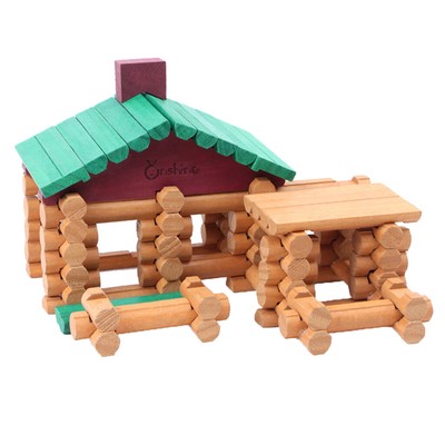 Magideal Wooden House Construction Kits Kids Developmental Toy For