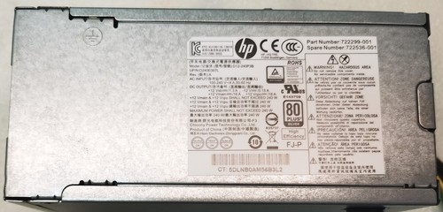 ✅HP D12-240P3B Netzteil 240Watt SP:722299-001 / 722536-001 - Bild 1 von 3