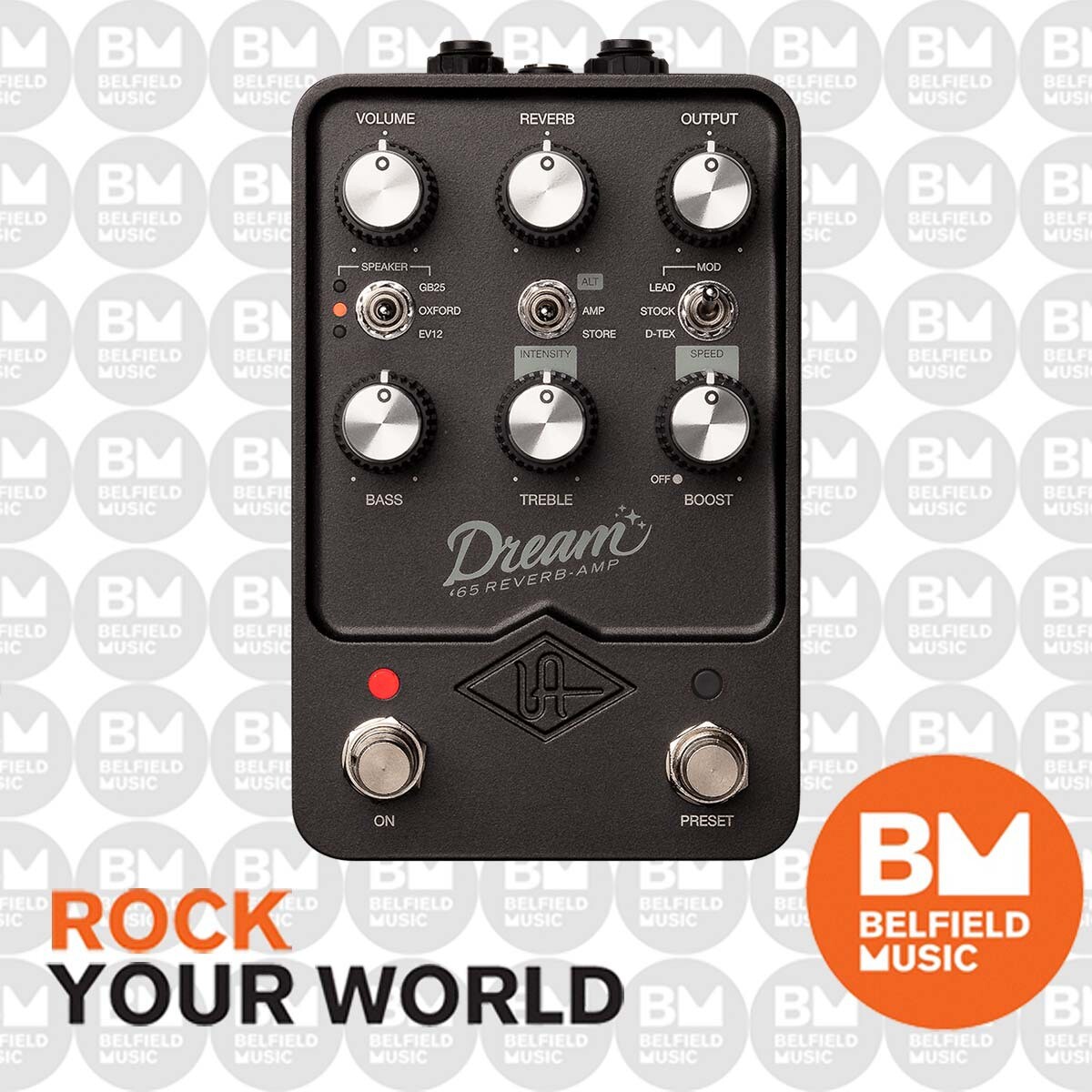 Universal Audio UAFX Dream 65 Reverb Amplifier Pedal Universal Audio UAFX Dream 65 Reverb Amplifier Pedal