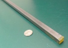 1045 Square Carbon Steel Bars, 1/2" Square x 4 Ft Length