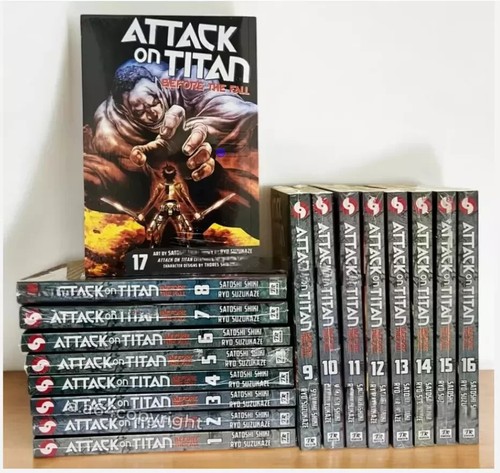 Attack on Titan: Before the Fall Manga Vol.1-17 englische Version - FULL/HALF SET - Bild 38 von 38