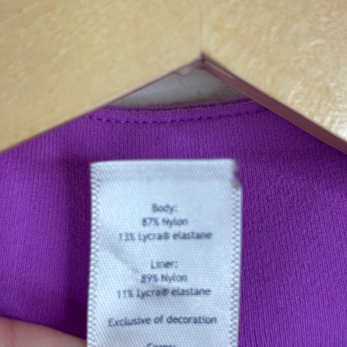 Lululemon Ivivva Purple Jacket 10 Zip Warm up Dance Stretch Thumb Holes Spring - Picture 8 of 12