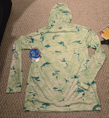 NEW COLUMBIA PFG MENS SUPER TERMINAL TACKLE HOODIE SIZE XL NWT - Picture 6 of 8