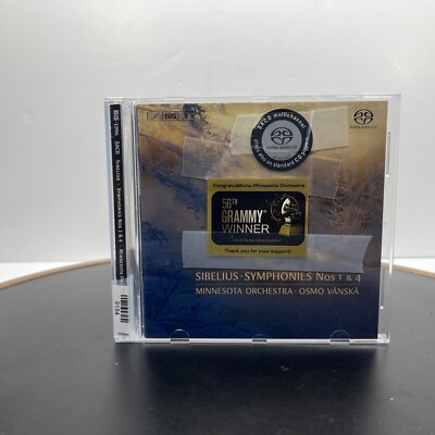 Symphonies Nos 1 & 4 by Sibelius / Vanska / Minnesota Orchestra (Super Audio CD