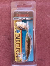 Vibrax Minnow Spin 1/4OZ  Blue Fox NEW Sealed VMS-5 MN