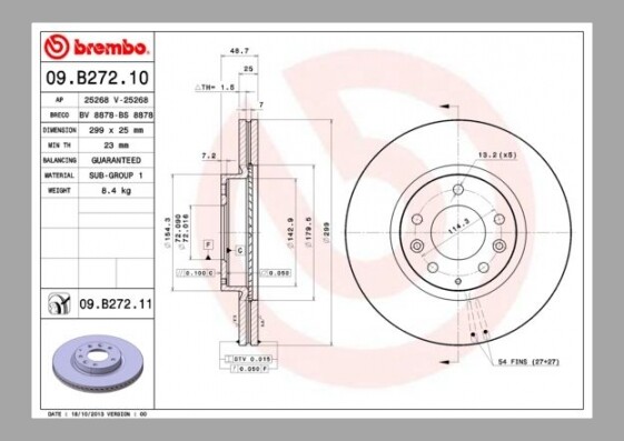 Bremsscheibe 2 Stück COATED Triscan 8120 50156C Bremsscheibe 2 Stück COATED Triscan 8120 50156C