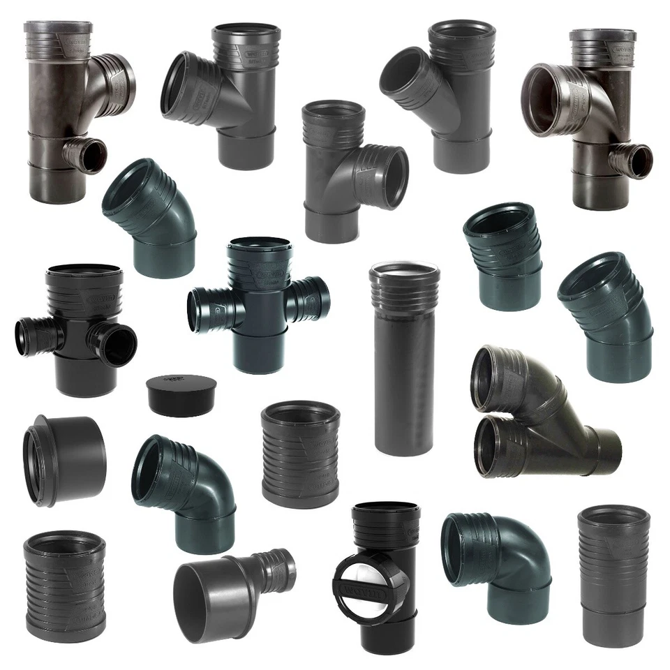 Wavin SiTech+ Abwasser Schallschutzrohr Formteile und Rohre DN100/110