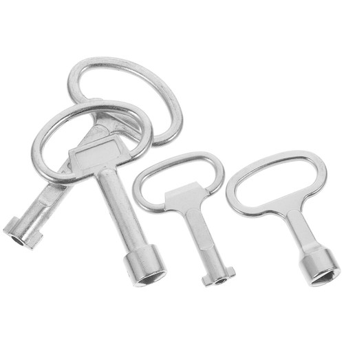 4 Pcs Key Spanner Triangle Universal Cupboard Utility Cabinet Tool Triangular