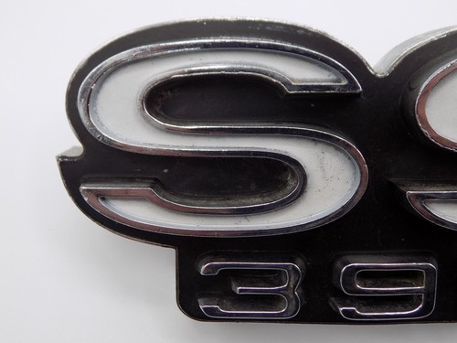 GENUINE GM Chevrolet Chevelle El Camino Front Grille BADGE SS 396 LOGO 3942781 - Picture 7 of 12