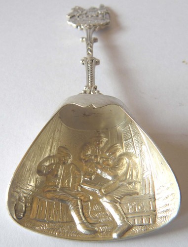 Vintage Holland 90 Silver Plate Collectors Tea Caddy Scoop Spoon C.1960 - Picture 7 of 12