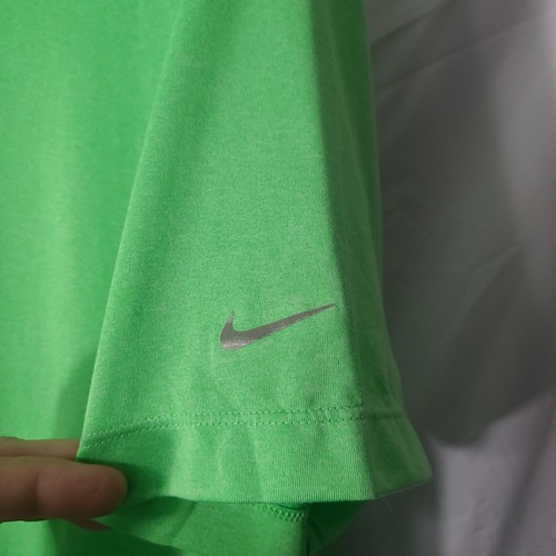 Nike Golfshirt Herren Dri Fit Tour Performance Polo Grün Stretch Gr. Large - Bild 9 von 15