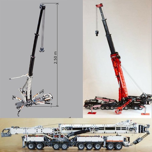 Liebherr LTM 11200 Crane with Motors Building Blocks RC MOC Bricks Toys 7900pcs+ - Picture 10 of 10