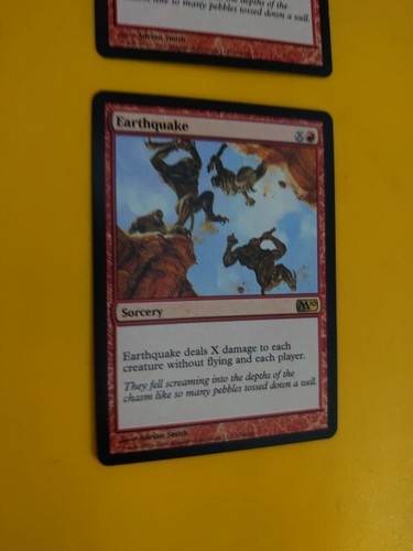 Erdbeben x2 Rare Sorcery MTG 2 Karten. Core Set 2010 M10 - Bild 5 von 6
