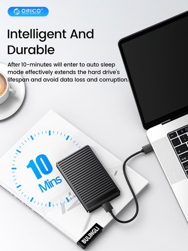 ORICO 2.5 " SATA USB.3.0 Hard Drive Disk HDD SSD Enclosure External Case Type C - Picture 7 of 18